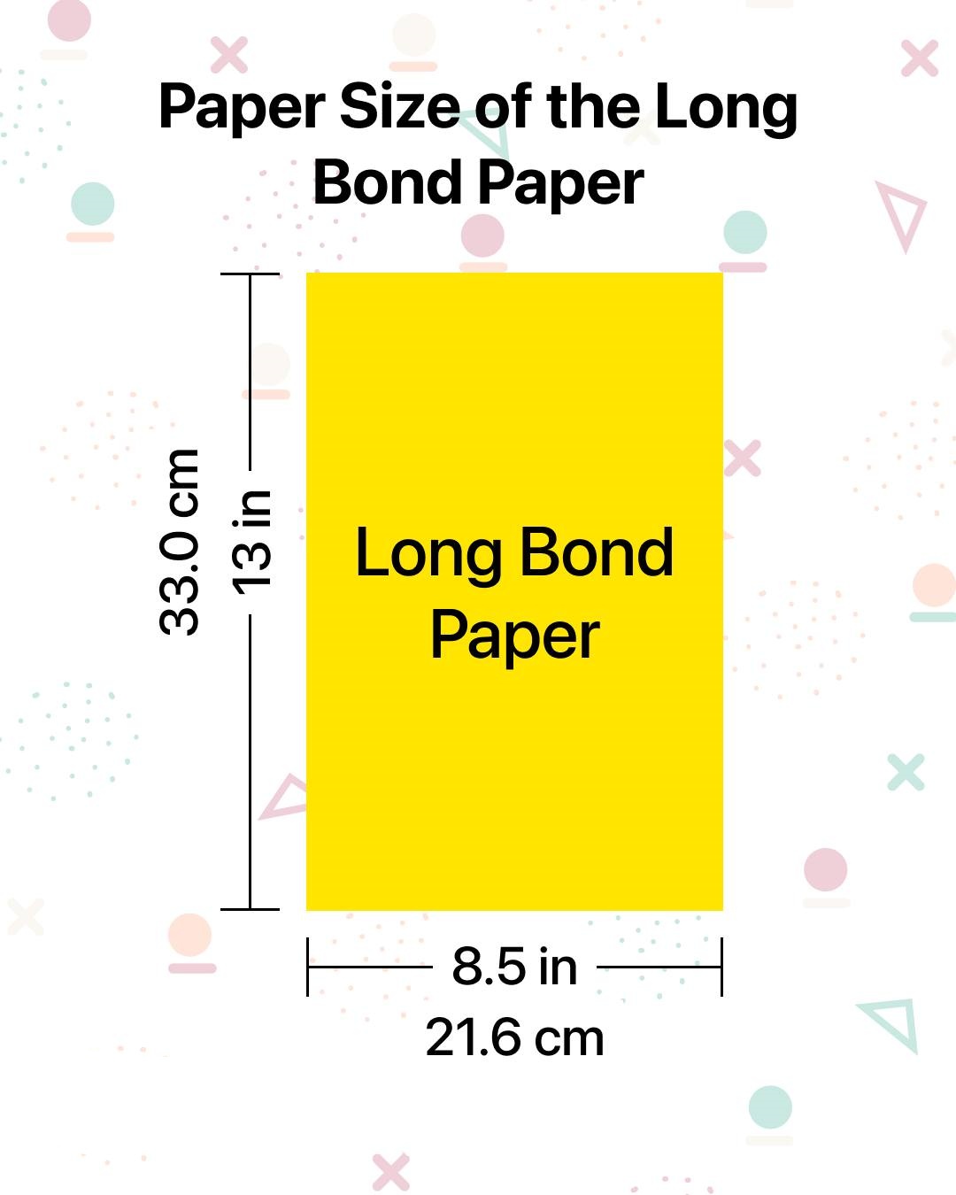 Scale Of Long Bond Paper