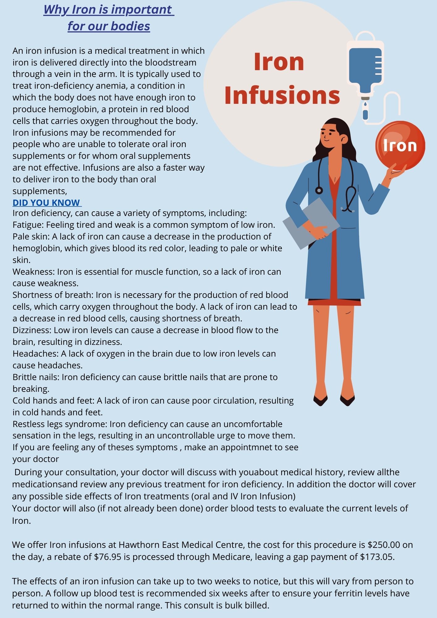 Side Effects Of Iron Infusion