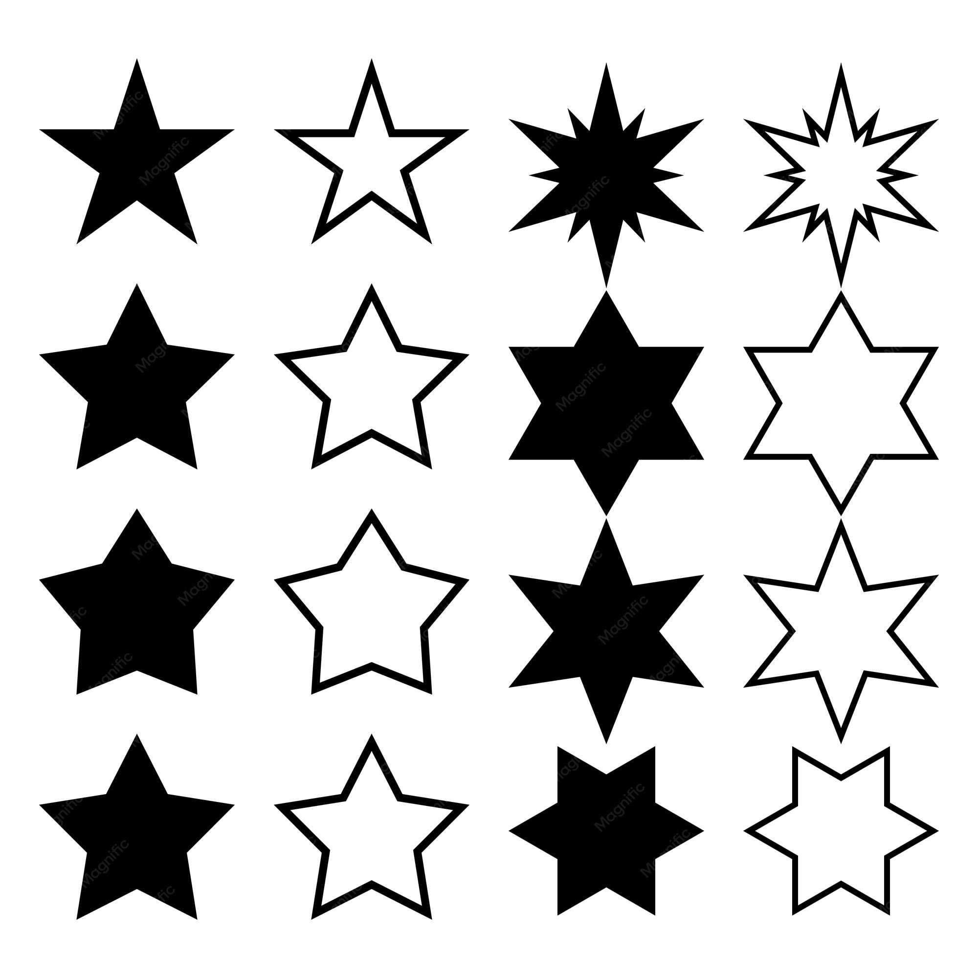 Silhouette Of Stars