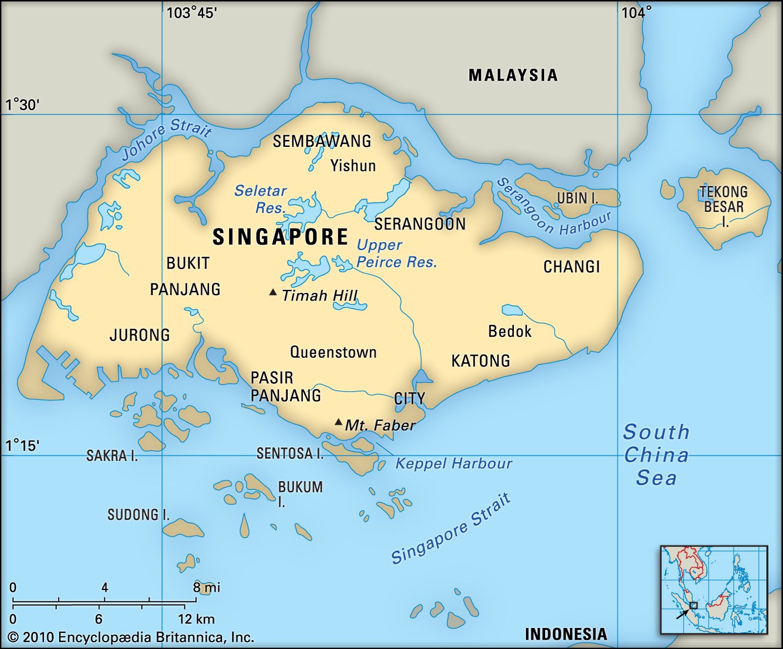 Singapore Country In Map