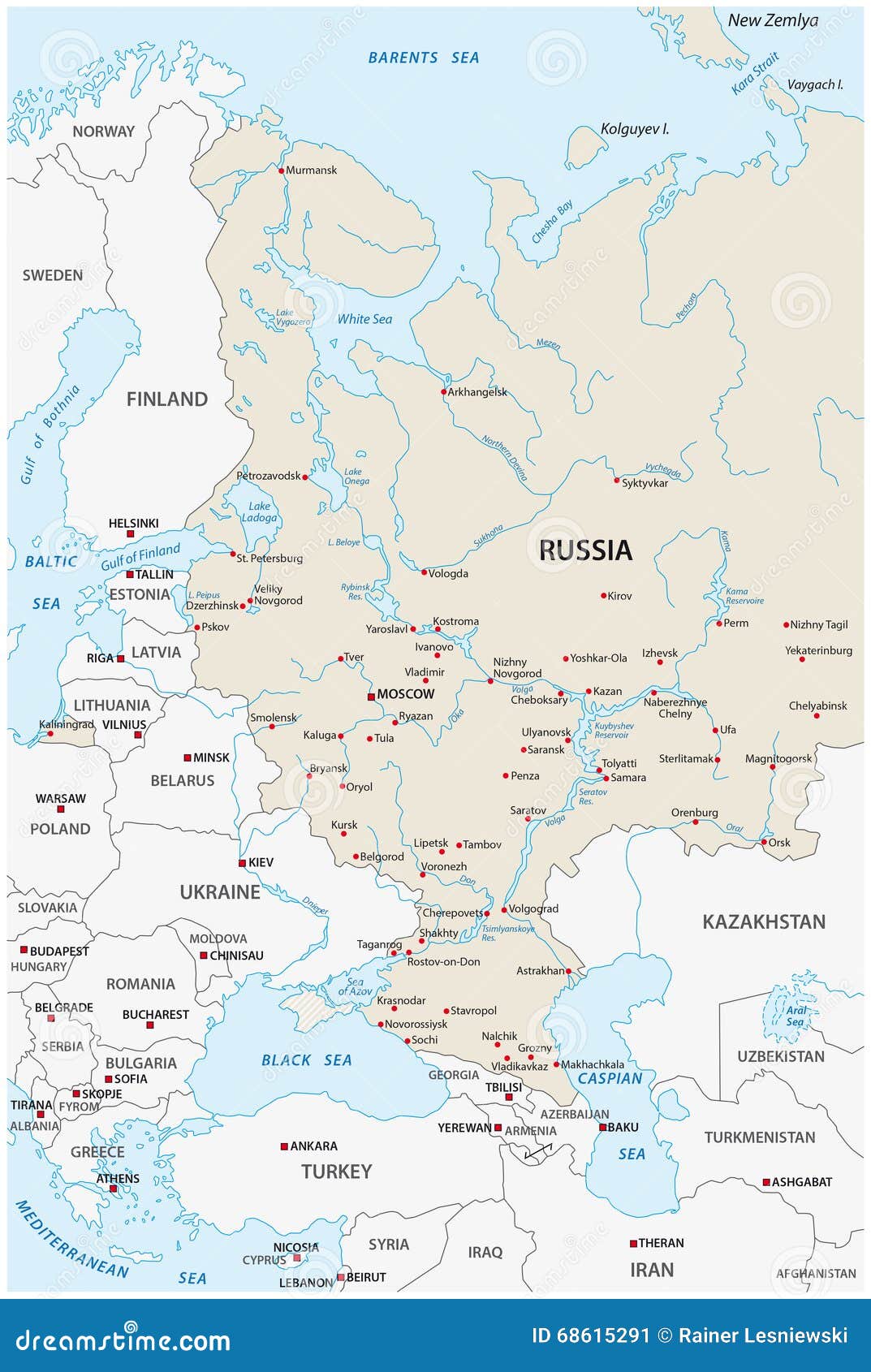 Size Of European Part Of Russia