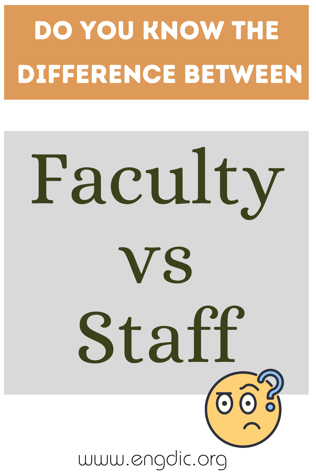 Staff Vs Faculty
