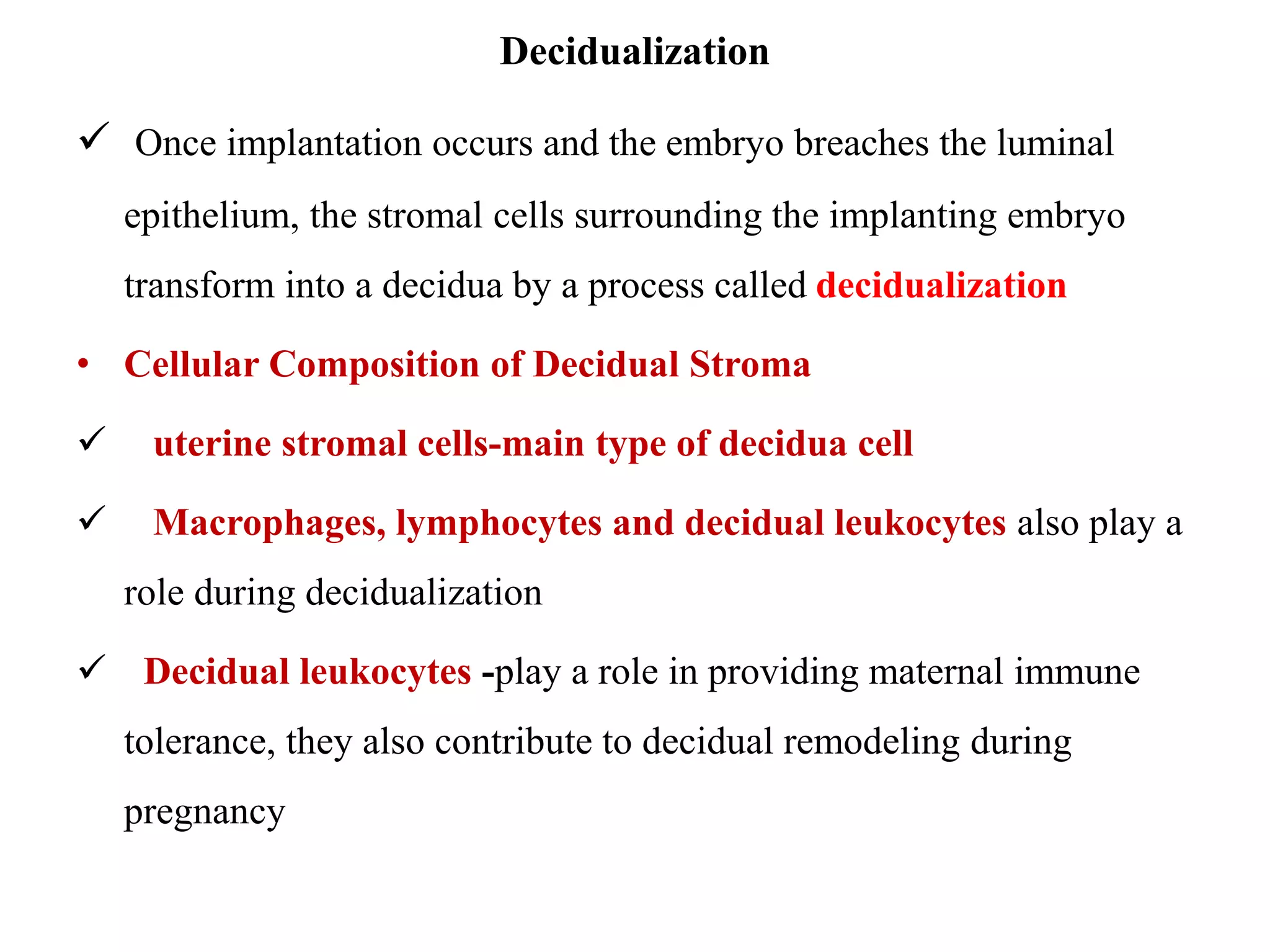 Stages Of Implantation