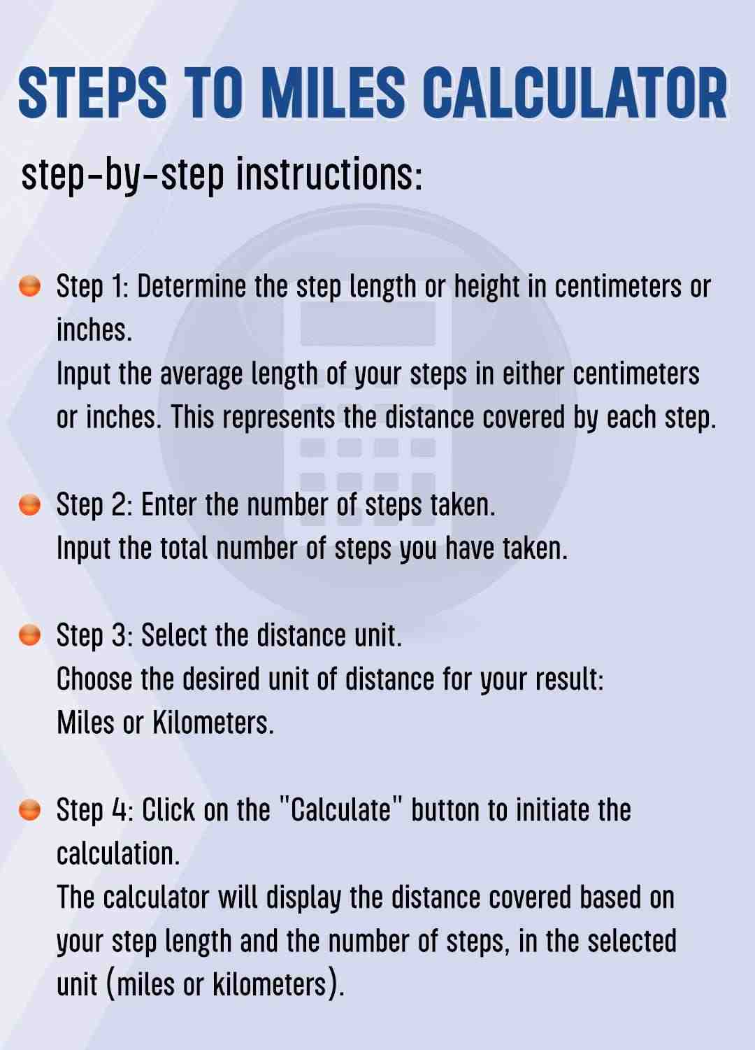 Steps To A Mile