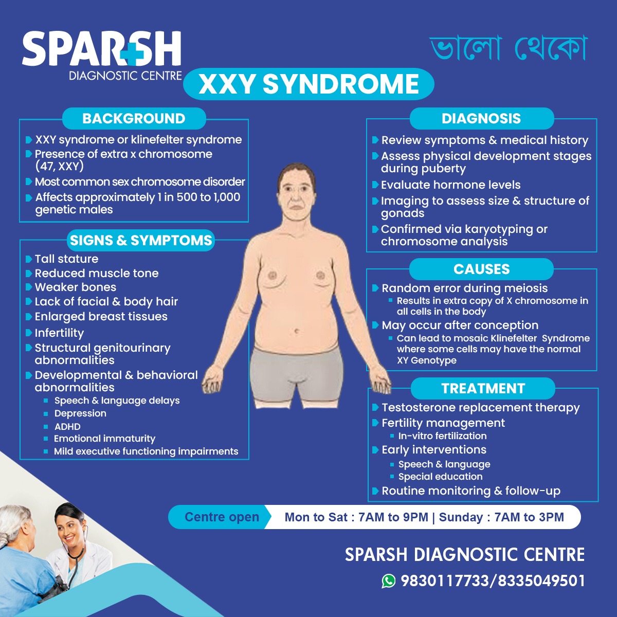 Symptoms Of Xxy Syndrome