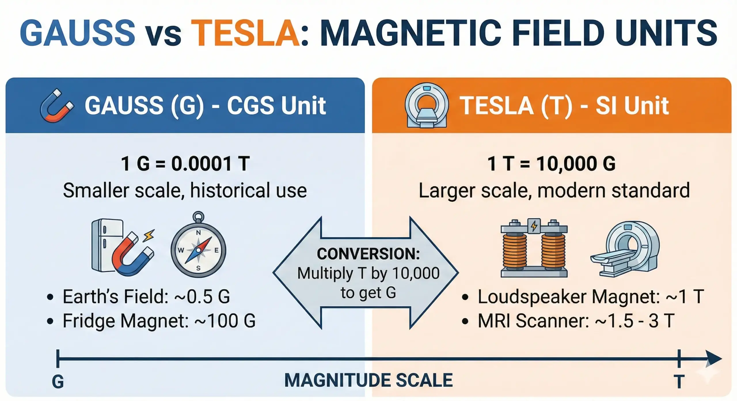 Tesla Measuring Unit