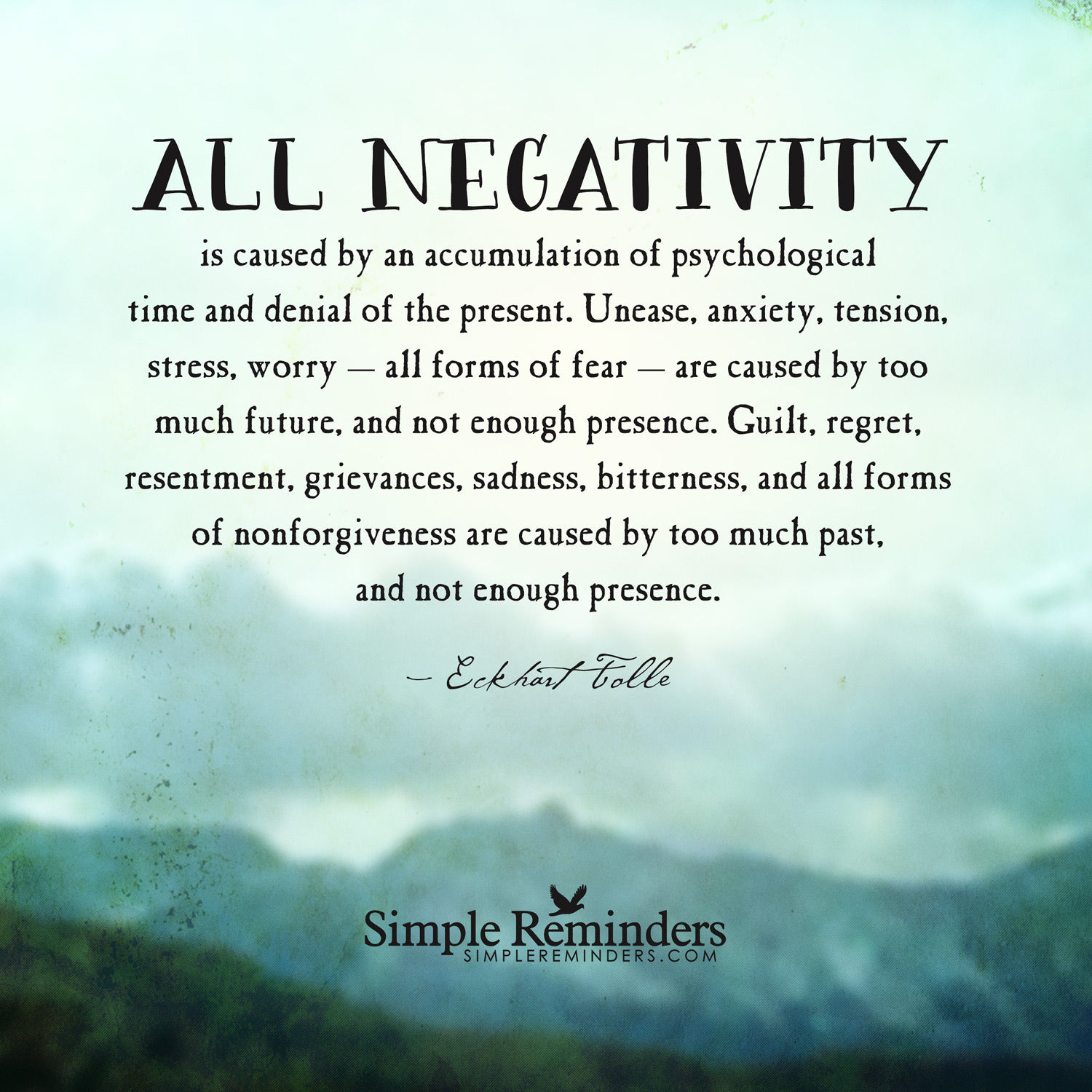 Thoughts On Negativity