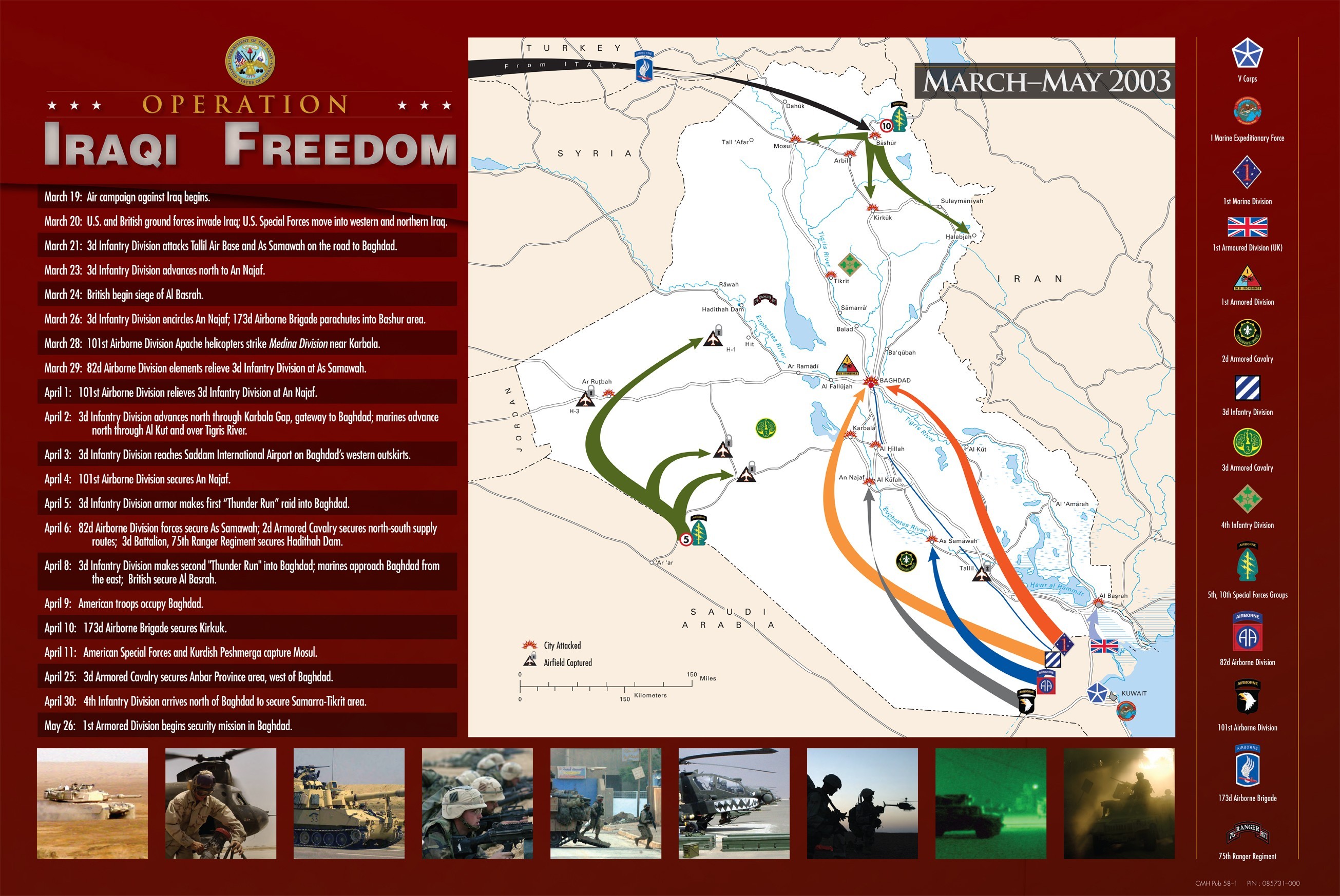Timeline Of Us Iraq War