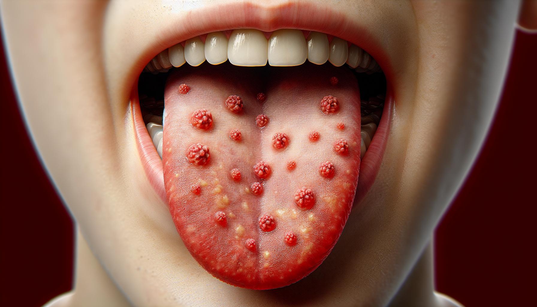 Tongue Tip Pimple