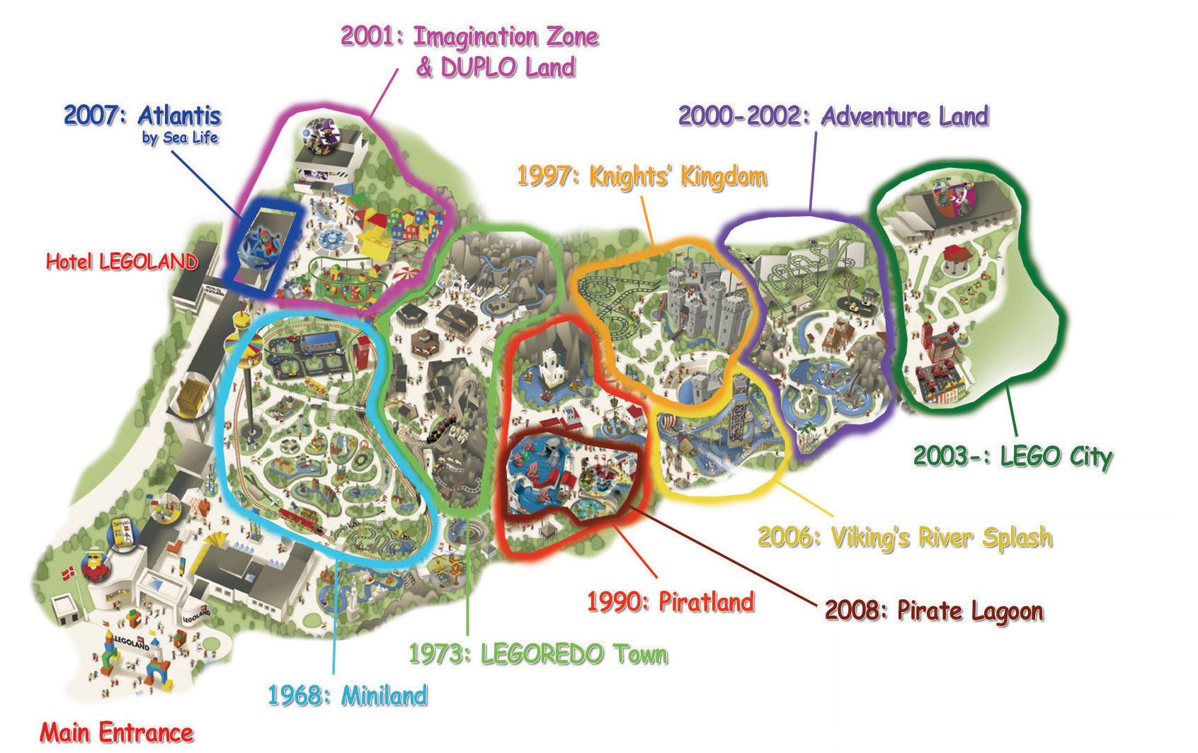 Tourist Map Of Billund Denmark