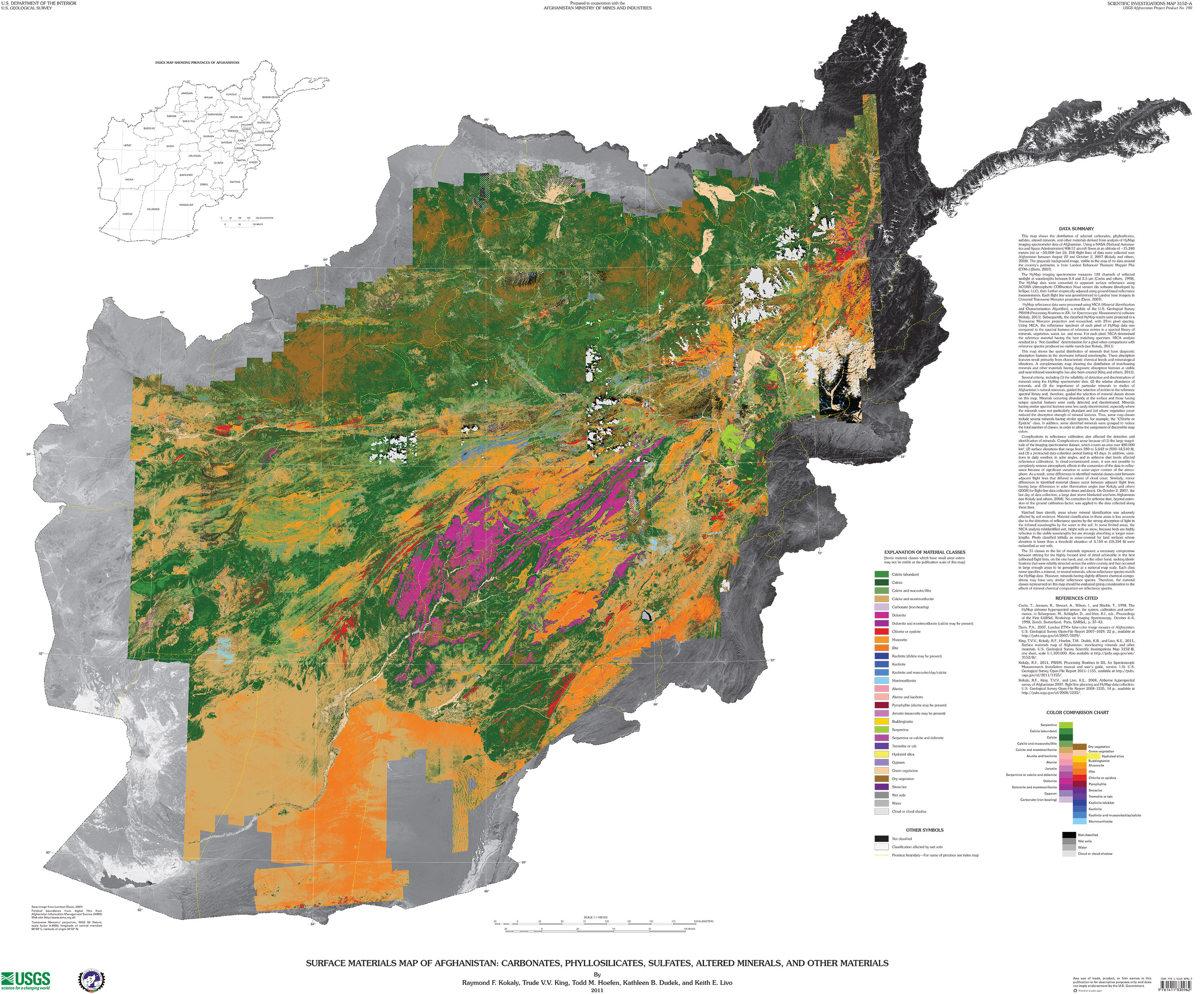 Vegetation Map Of Afghanistan