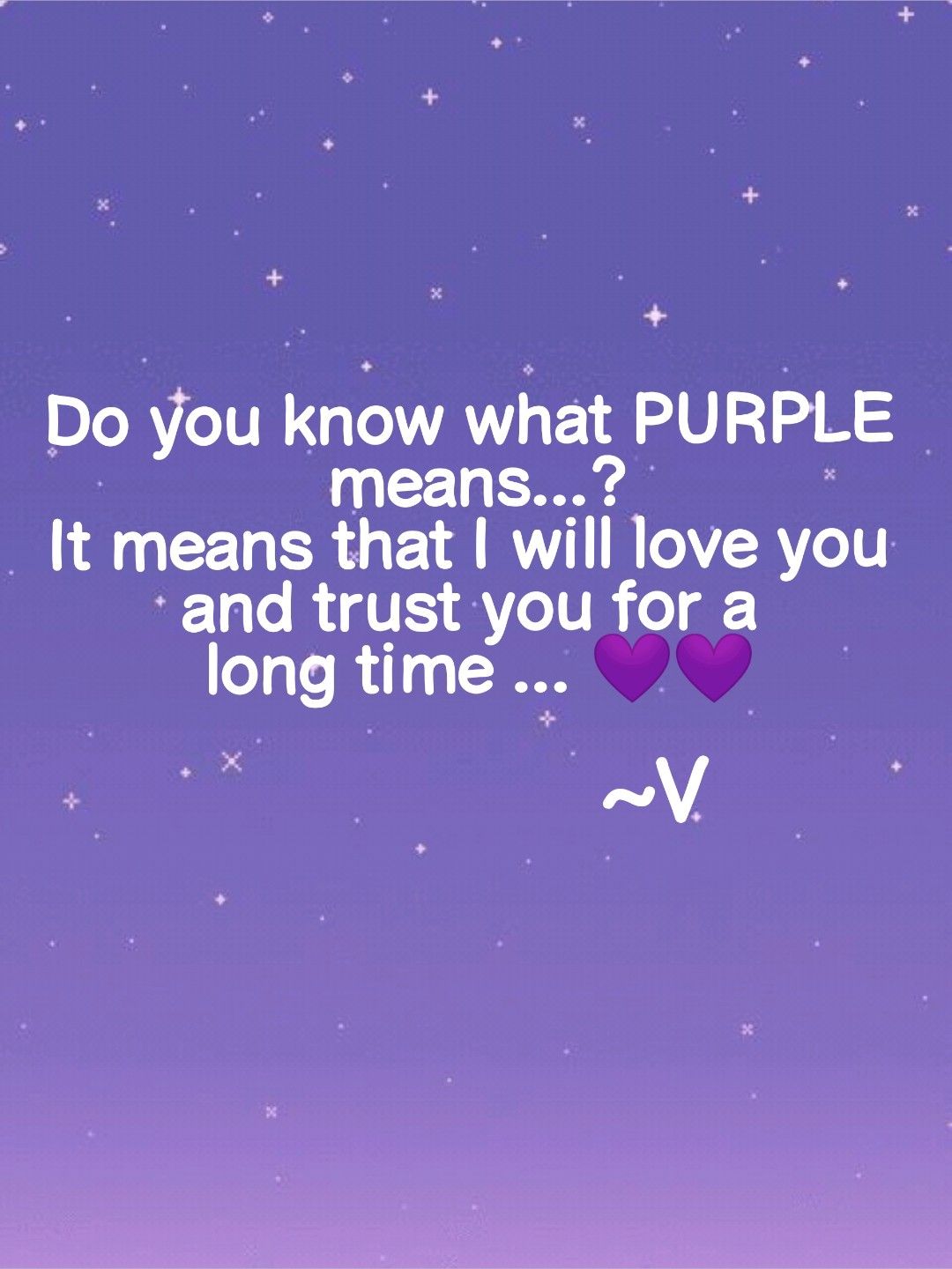 What Does I Purple You Mean
