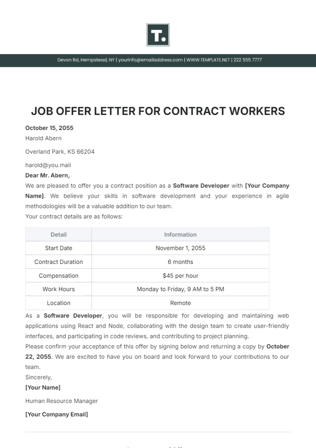 What Is A Contract Job