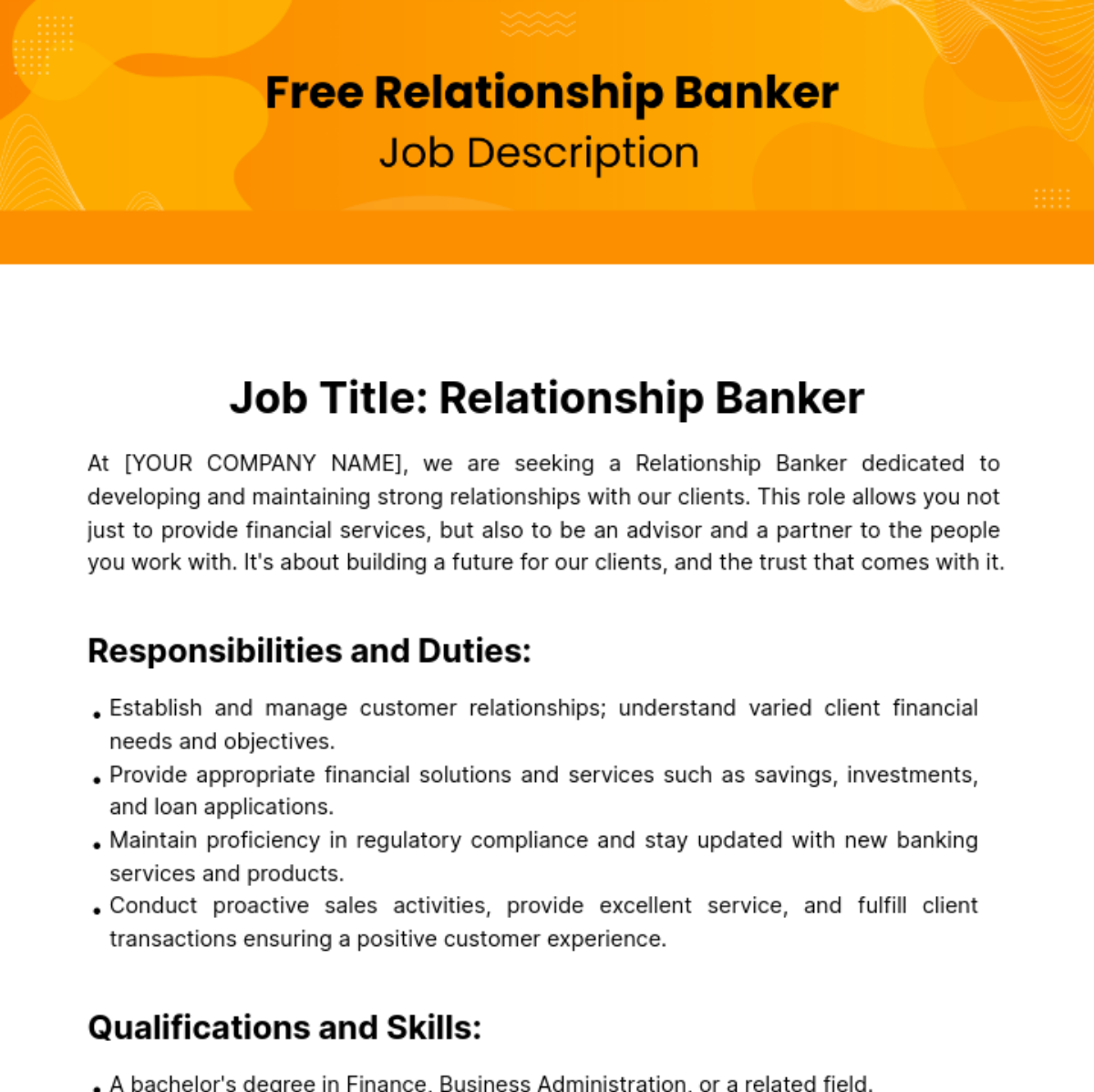 What Is A Relationship Banker