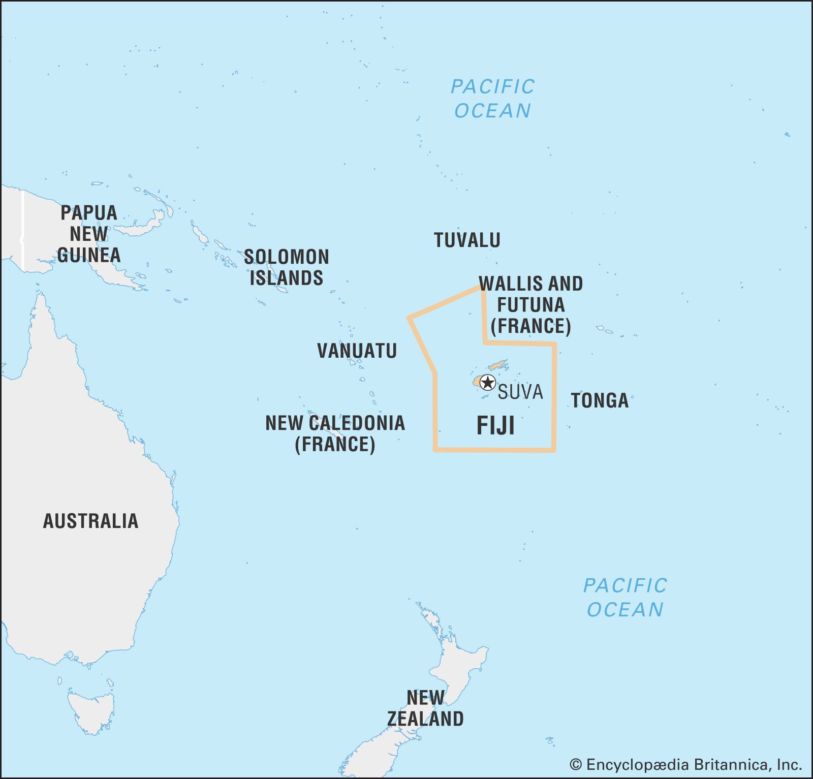 Where Is Located Fiji Islands