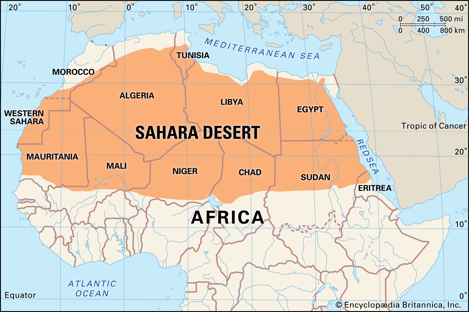 Where Is Located Sahara Desert