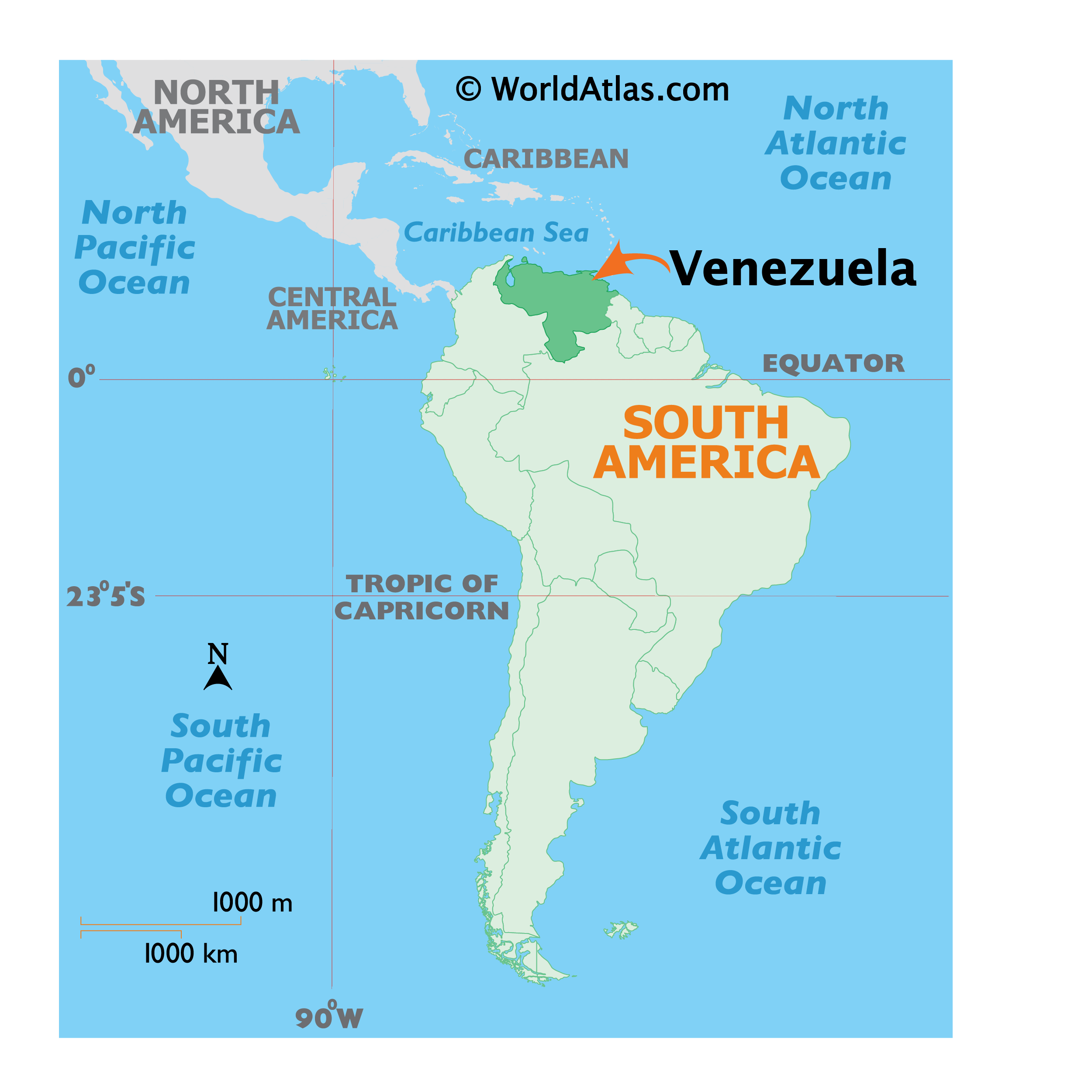 Where Is Located Venezuela