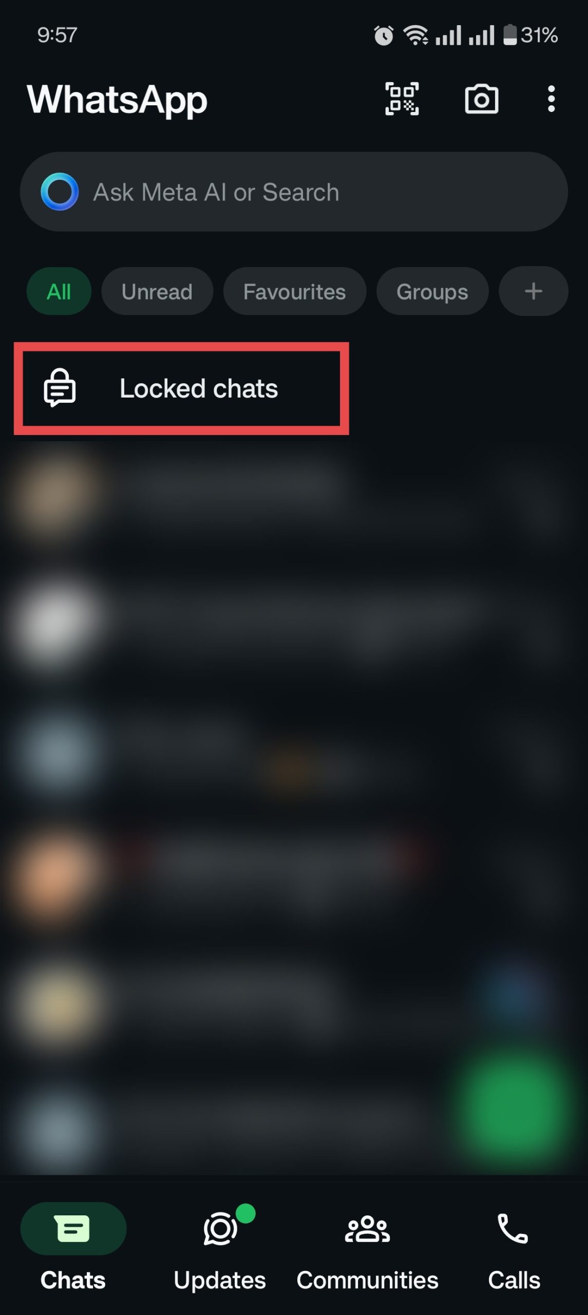 Where To See Locked Chats In Whatsapp