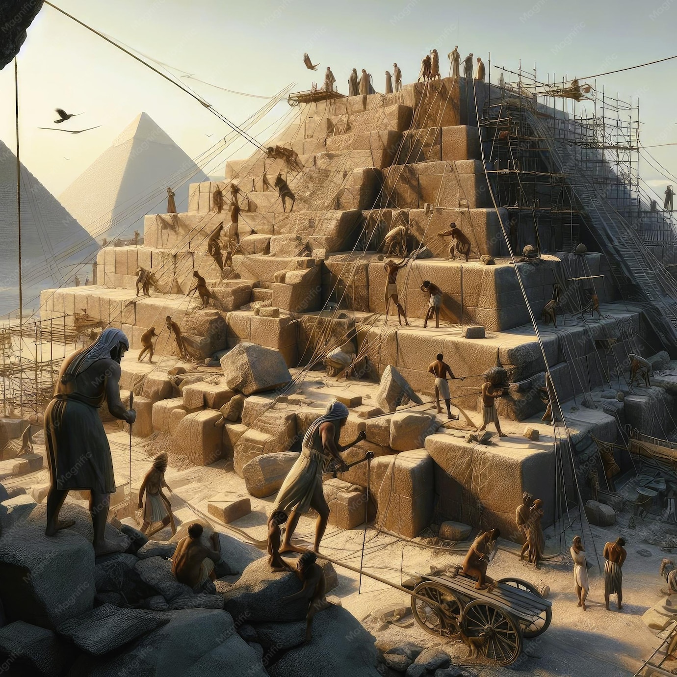Who Built Pyramid Of Giza