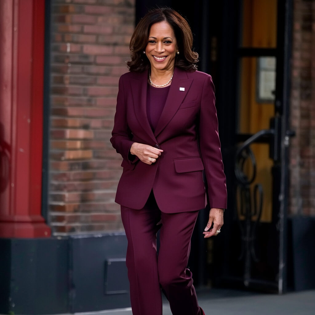 Who Designed Kamala Harris White Pants Suit
