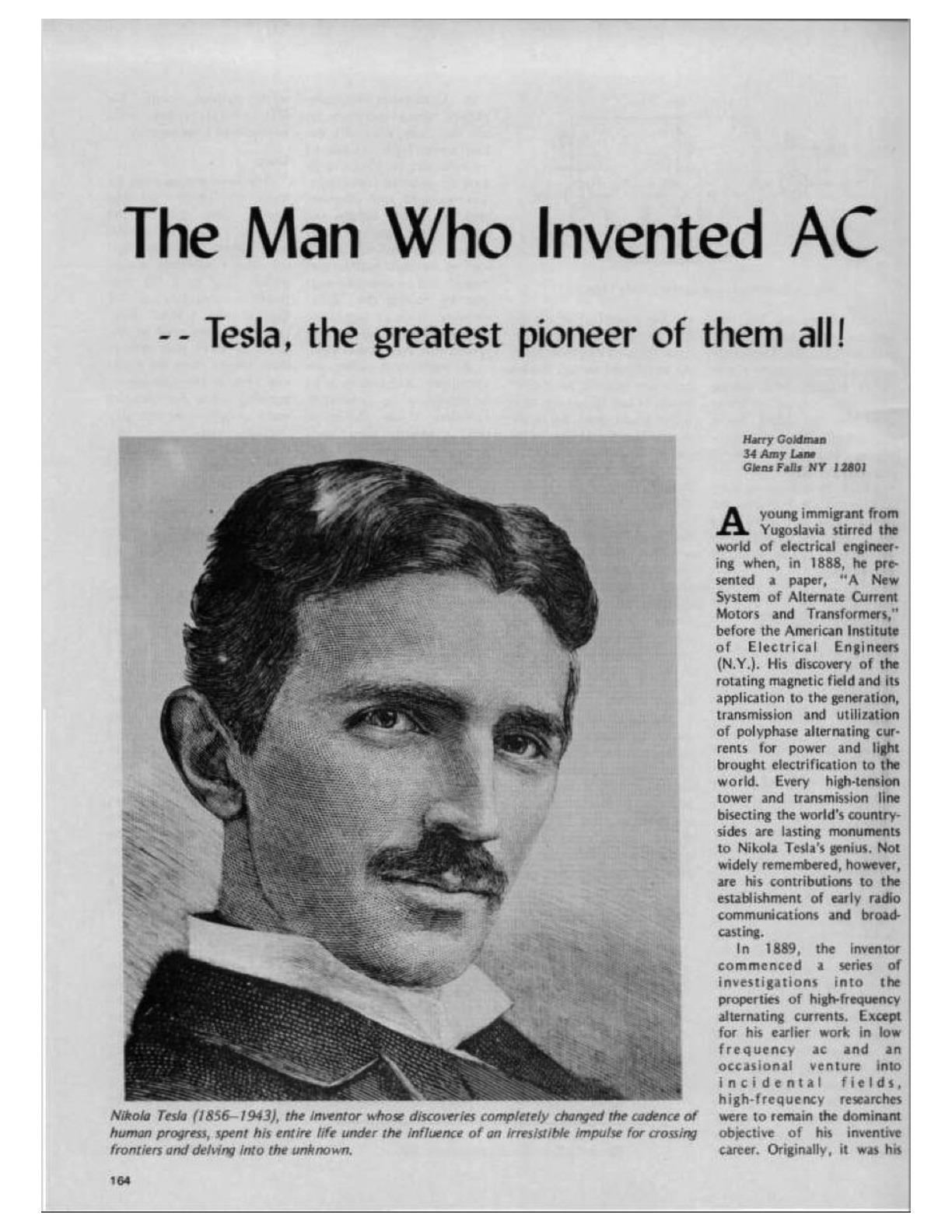 Who Invented Ac