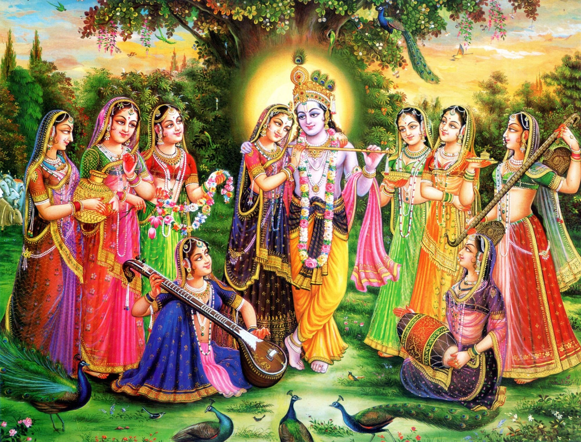 Who Painted Krishna With Gopis