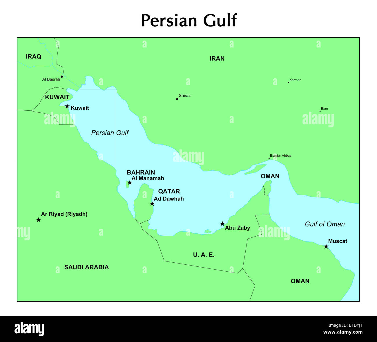 Width Of Persian Gulf