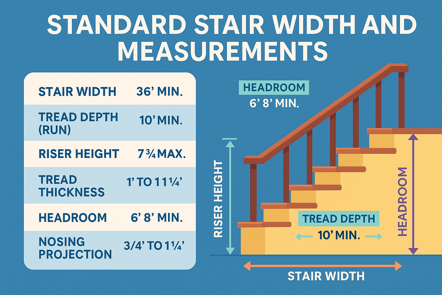 Width Of Stairs