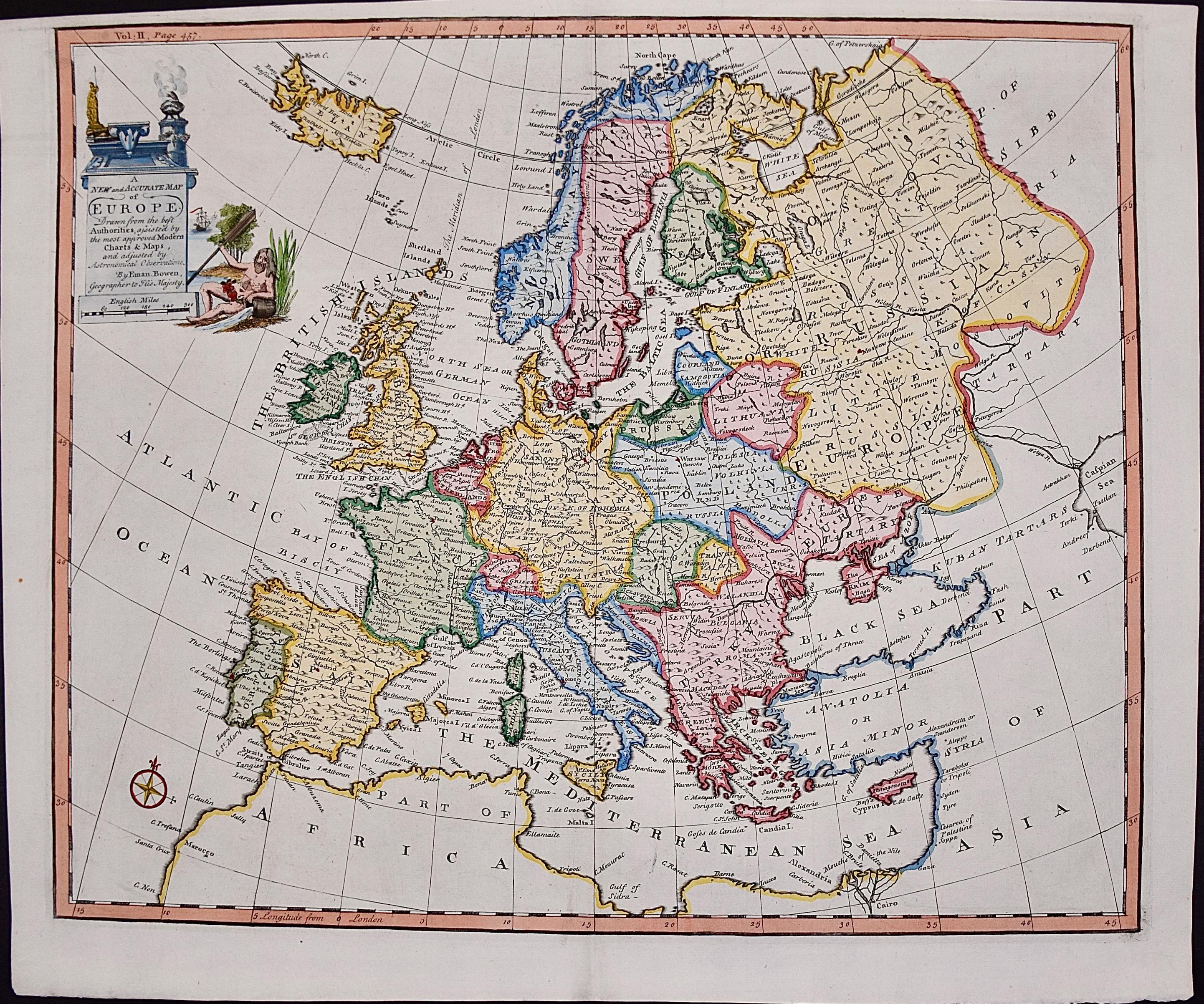 Xviii Europe Map